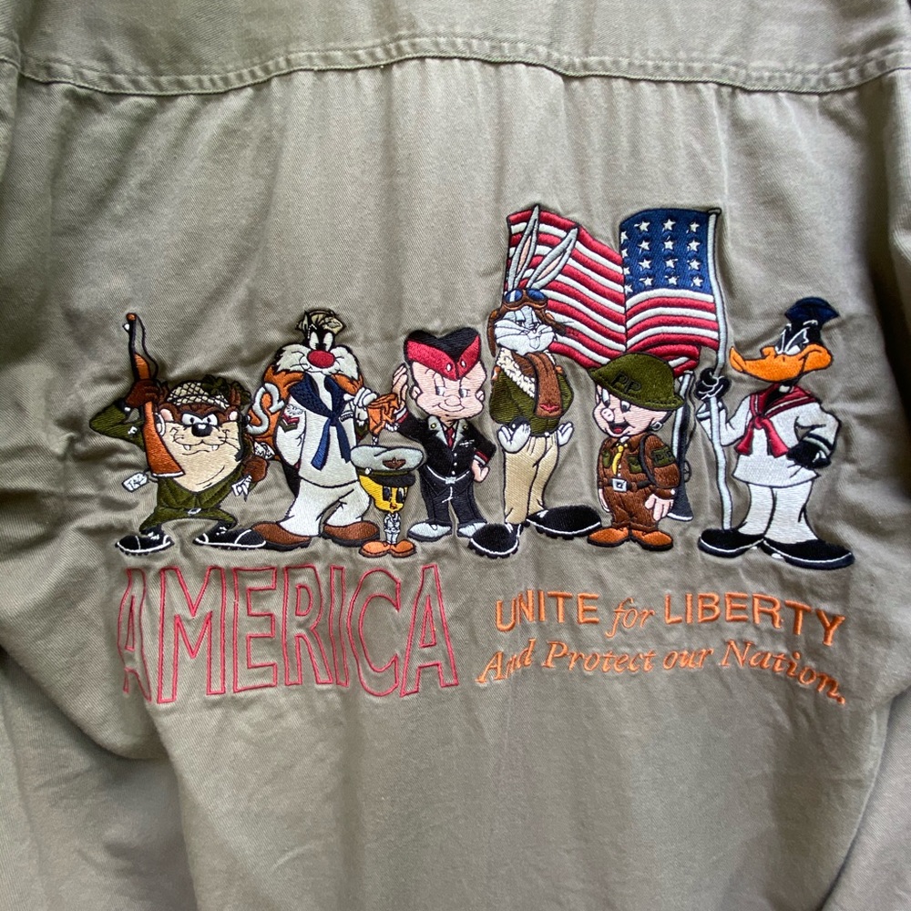 Looney toon utility jacket vintage